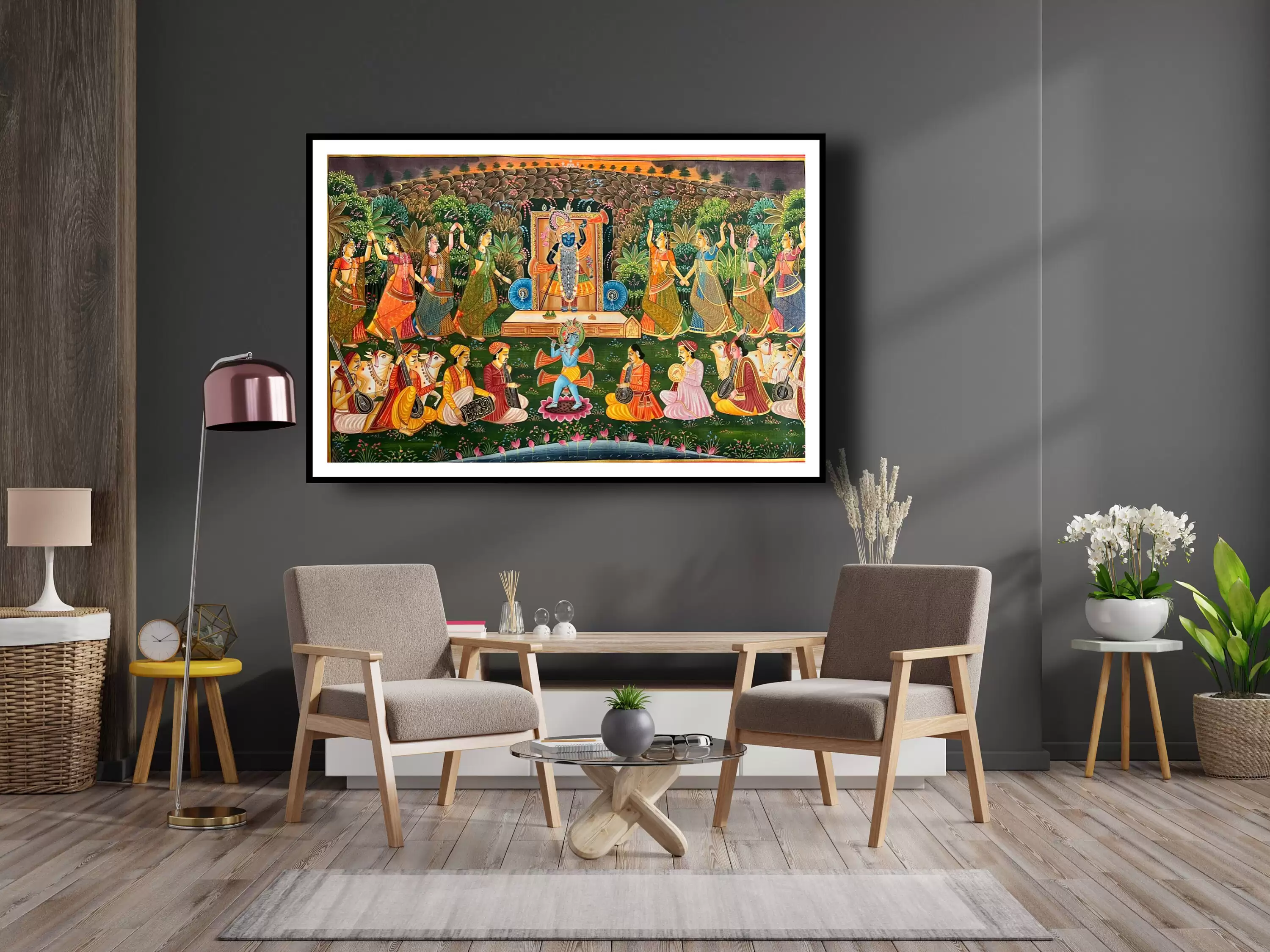Pichwai Painting of Shrinath ji